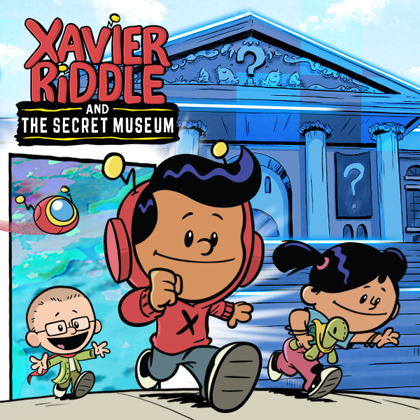 xavier riddle and the secret museum coloring page hard